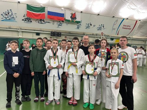 Камполянские тхэквондисты заняли призовые места в Первенстве в г. Казань