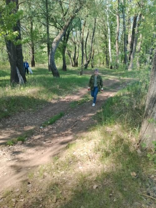 Сотрудники камполянских организаций произвели расчистку дорожной полосы