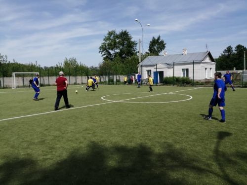 Команда камполянского дома-интерната учавствовали в соревнованиях по мини футболу