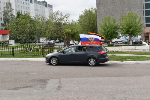 Камполняцы совершили автопробег Дня Победы