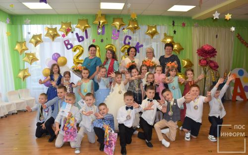 В детском саду «Огонёк» прошёл выпускной бал