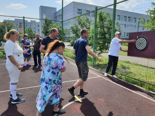 В Камско-Полянском доме-интернате состоялась игра в дартс