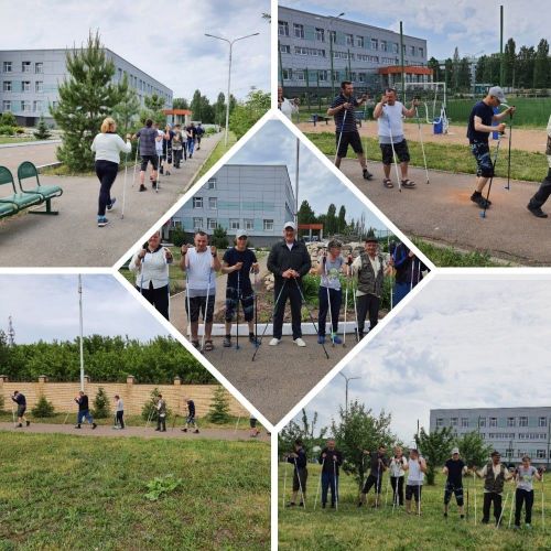 В Камско-Полянском доме-интернате прошло мероприятие, посвященное любителям скандинавской ходьбы