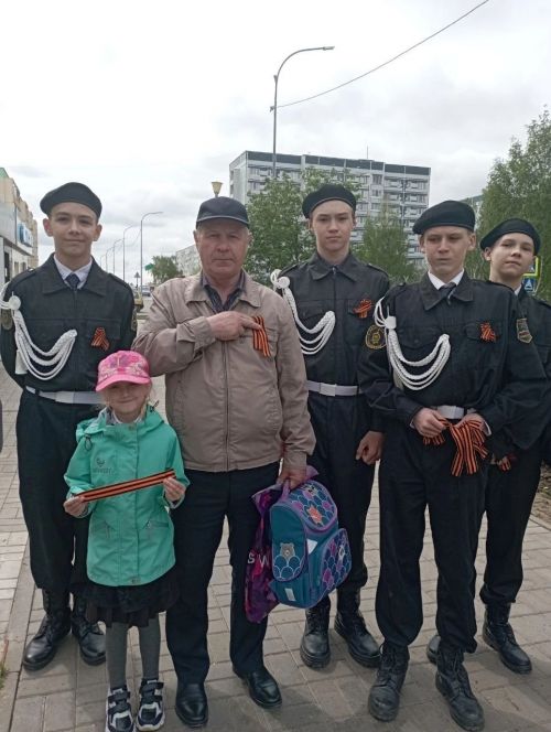 Активисты отряда «Форпост» решили поддержать Всероссийскую акцию «Георгиевская ленточка»