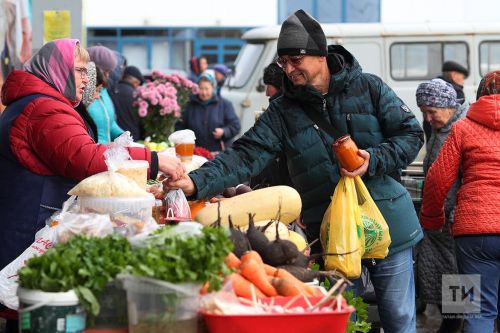 На первой осенней сельхозярмарке казанцы купили продукции на 54 млн рублей
