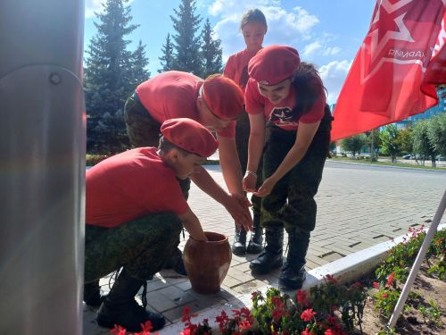 Активисты отряда «Юнармия» учавствовали в акции «Капля жизни»