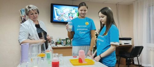 Библиотекари Камских Полян познакомили активистов Детской районной Думы с важными мировыми открытиями