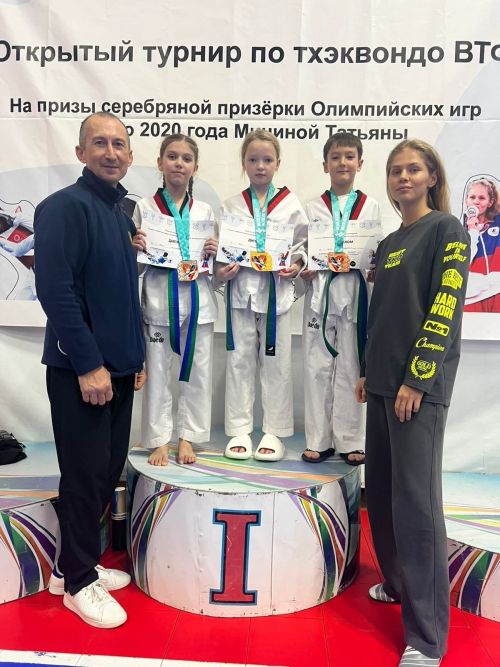 Тхэквондисты Камских Полян заняли призовые места в Открытом турнире по тхэквондо ВТФ