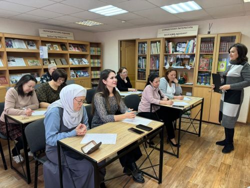 В библиотеке Камских Полян состоялся «Татарский диктант»