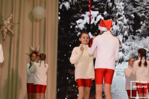 Для жителей Камских Полянах состоялся новогодний концерт
