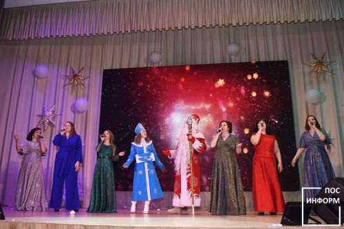 Для жителей Камских Полянах состоялся новогодний концерт