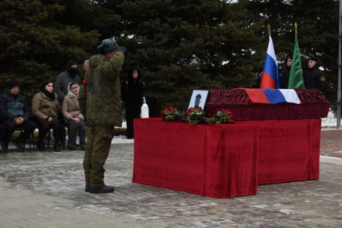 В Камских Полянах простились с участником СВО