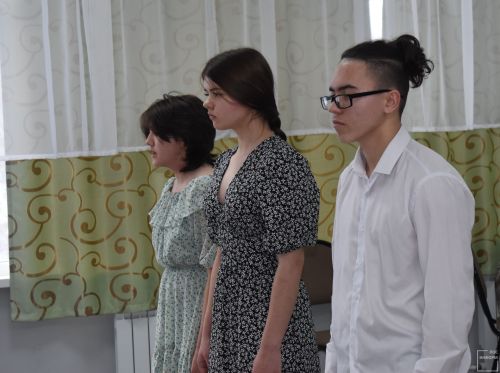 Для школьников выступили участники агитпохода «Марш Памяти»