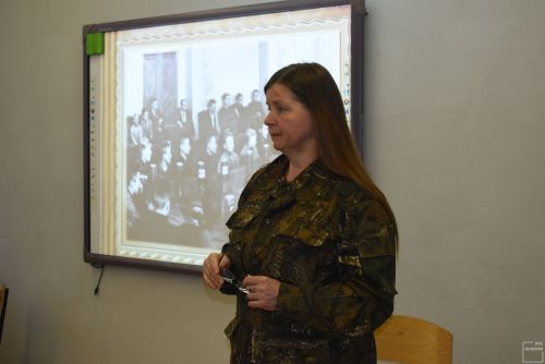 Для школьников выступили участники агитпохода «Марш Памяти»