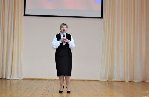 В школе № 1 прошла встреча с героем России