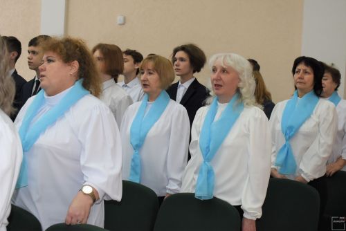 В школе № 1 прошла встреча с героем России