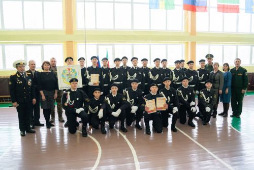 В школе № 1 прошел зональный этап смотра-конкурса строя и песни