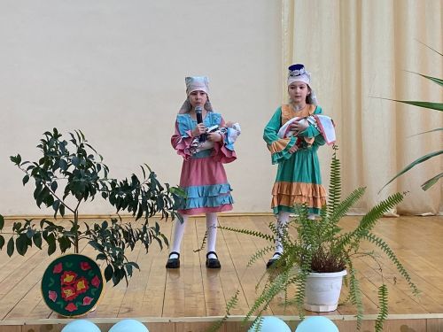 В школе № 1 прошло мероприятие «Сөйлим әбием-бабам телендә»