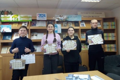 Для юных читателей прошел мастер-класс в технике скрапбукинг