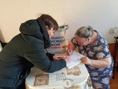 Голосуем на дому