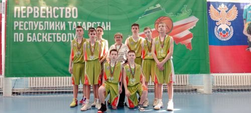 Баскетбольная команда из Камских Полян заняла почетное место в Первенстве РТ