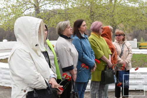 Жители Камских Полян почтили память жертвам и участникам, ликвидаторам катастрофы на Чернобыльской АЭС