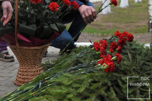 Жители Камских Полян почтили память жертвам и участникам, ликвидаторам катастрофы на Чернобыльской АЭС