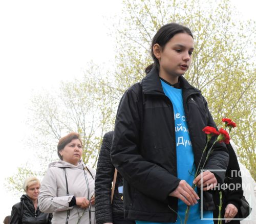 Жители Камских Полян почтили память жертвам и участникам, ликвидаторам катастрофы на Чернобыльской АЭС