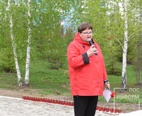 Жители Камских Полян почтили память жертвам и участникам, ликвидаторам катастрофы на Чернобыльской АЭС