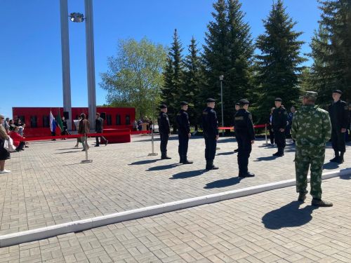 Жители Камских Полян простились с бойцом, погибшим в зоне специальной военной операции