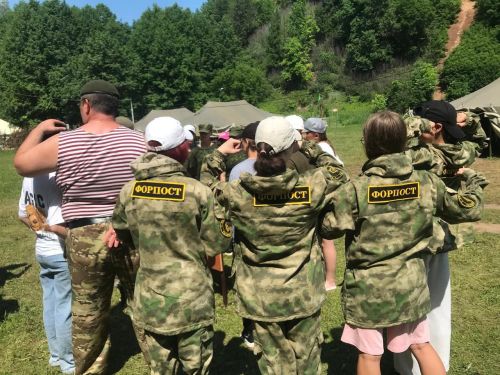 На территории Камских Полян функционирует палаточный лагерь «Зарница»