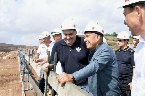 Завершилась надвижка пролетного строения на мосту через Каму в составе обхода Нижнекамска и Набережных Челнов