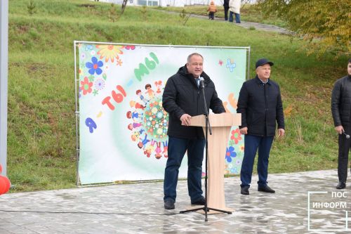 В Камских Полянах прошло открытие нового парка