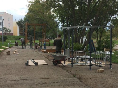 В Камских Полянах завершились работы по благоустройству «Тропы здоровья»