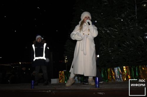 В Камских Полянах зажглась главная елка