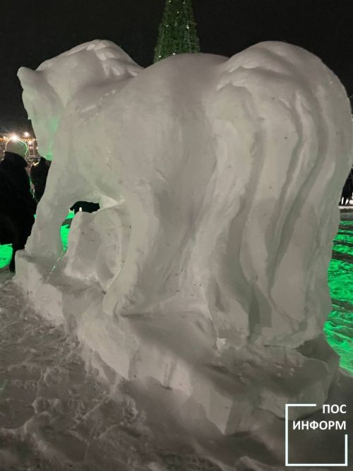 В Камских Полянах зажглась главная елка