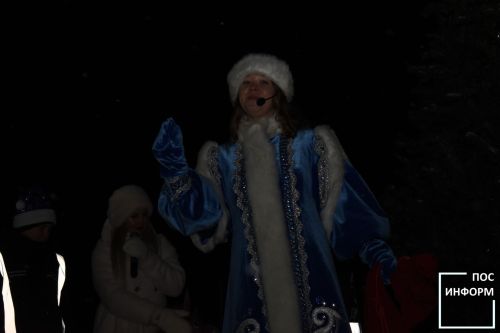 В Камских Полянах зажглась главная елка
