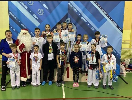Тхэквондисты Камских Полян выступили на турнире «На призы Деда Мороза» в Нижнекамске