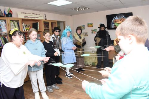 Библиотекари Камских Полян провели для детей развлекательное мероприятие