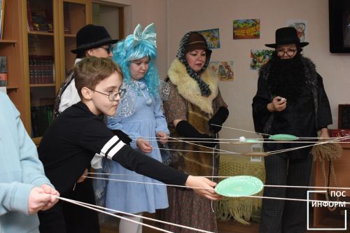 Библиотекари Камских Полян провели для детей развлекательное мероприятие