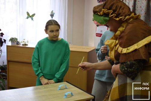 Библиотекари Камских Полян провели для детей развлекательное мероприятие