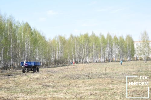 Совет ветеранов Камских Полян приняли участие в экологическом среднике