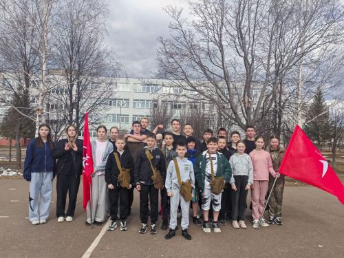 В школе №2  Камских Полян состоялся военно-патриотический этап «Зарница 2.0»