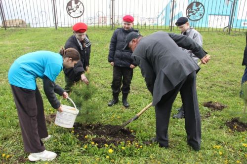 «Аллея Памяти»: В Парке Победы высадили деревья в честь героев