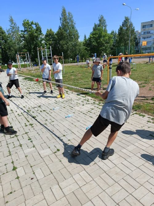 В Спортивной школе №5 прошел Детский Сабантуй с играми и соревнованиями