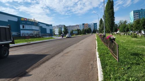 В Камских Полянах ремонтируют дорогу от «Чулман-Су» до Исполкома