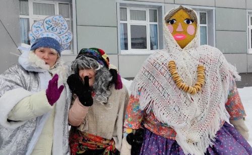 В Камско-Полянском доме-интернате проводили зиму и встретили весну широкой Масленицей