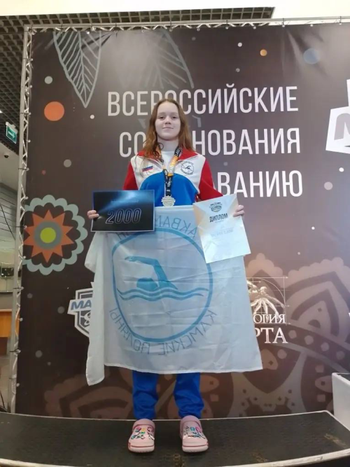Пловцы из Камских Полян взяли три медали на всероссийских соревнованиях в Казани