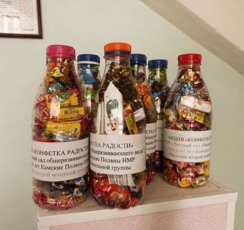 В детском саду «Айгуль» Камских Полян собрали гуманитарную помощь для защитников