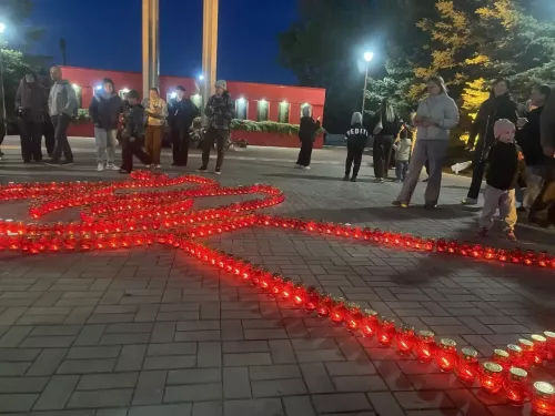 В День Победы в Камских Полянах зажгли «Свечу памяти» в честь 81-й годовщины